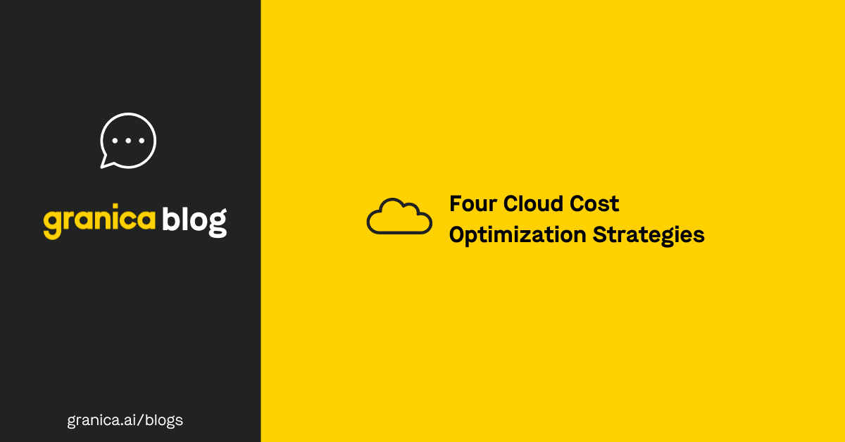 Four cloud cost optimization strategies