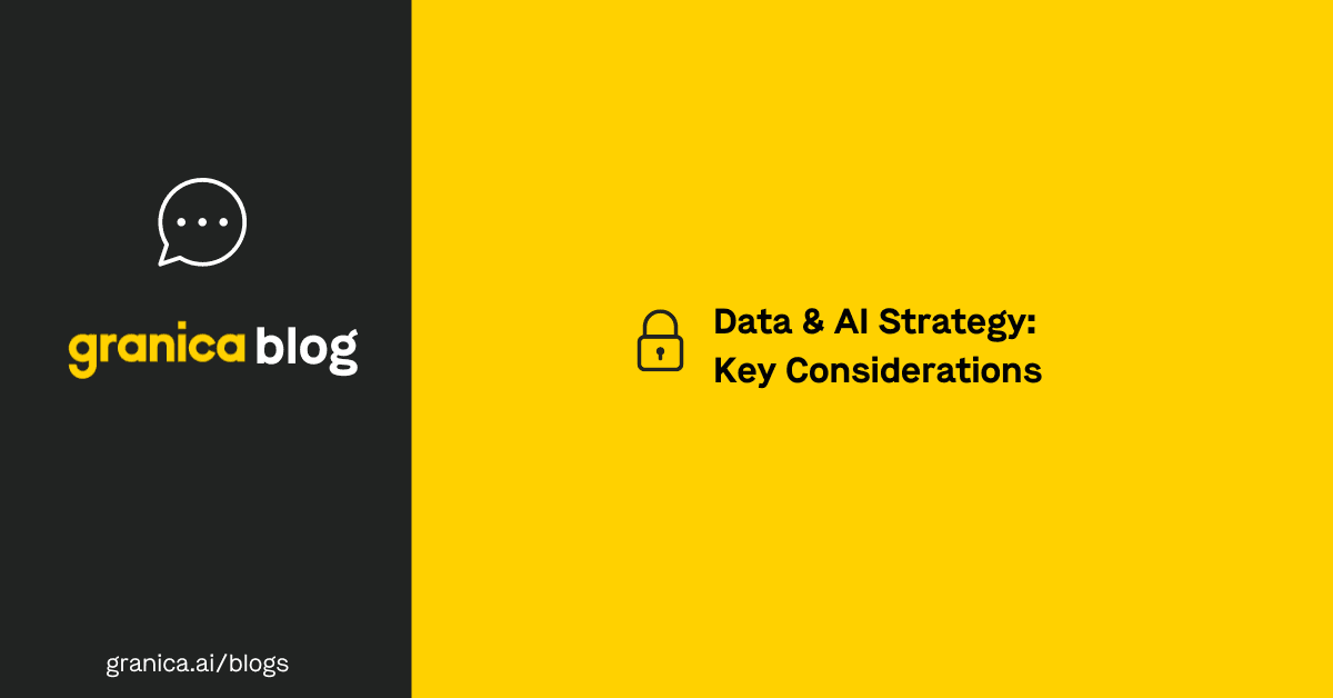 Data & AI strategy: Key considerations
